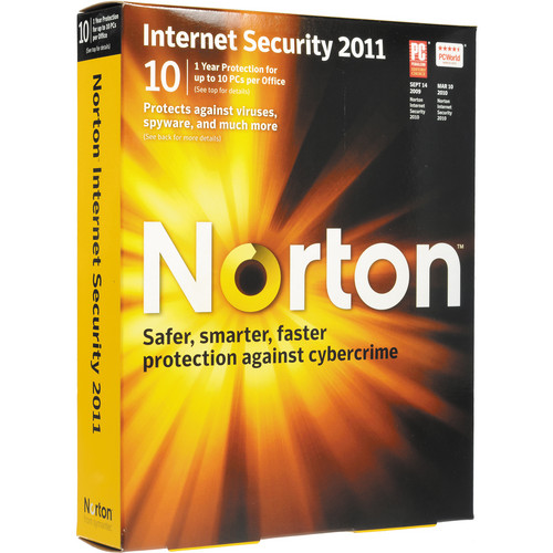 Symantec Norton Internet Security 2011 for Windows (10-User License)