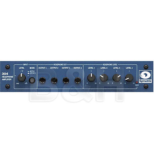 Symetrix 304 - 4 Output Stereo Headphone Amplifier