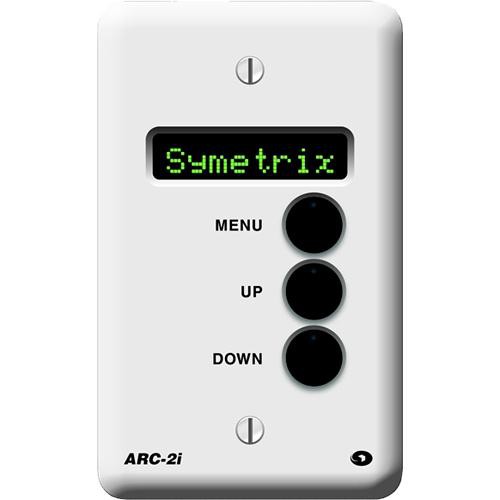 Symetrix ARC-2i Integrator Series Adaptive Remote Control Wall Panel