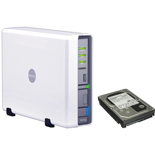 Synology 4TB (5400rpm) DS110j Disk Station 1-Bay NAS Server B&H