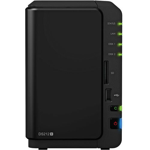 Synology DiskStation DS212+ 2-Bay NAS Server for Business