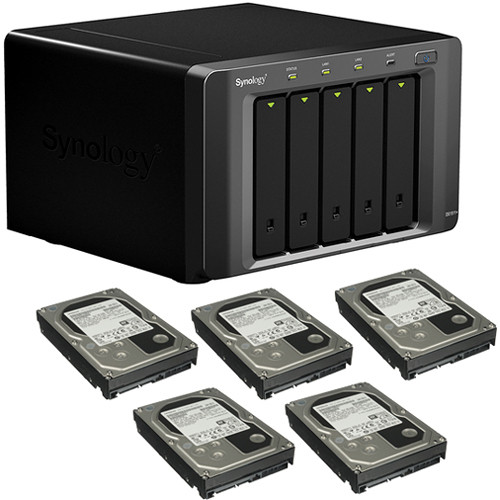Synology DiskStation 20TB (5400rpm) DS1511+ 5-Bay NAS Server