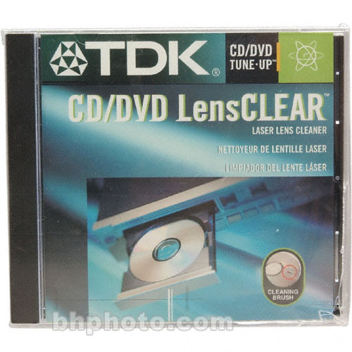 TDK CD/DVD LensCLEAR Laser Lens Cleaner