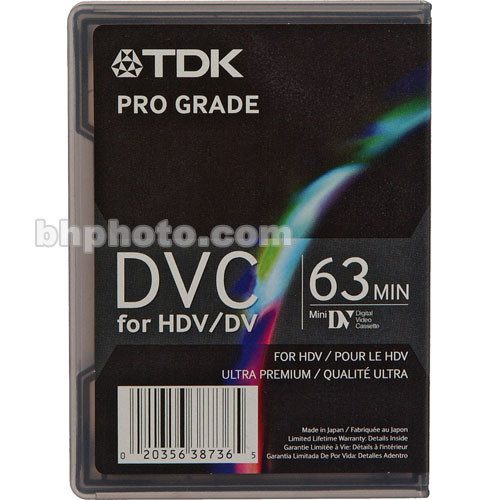 TDK DVM-63HDP DV Video Cassette