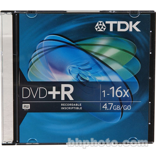 TDK DVD+R 16x Recordable Disc