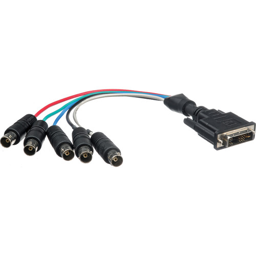 TV One DVI Male to 5-Pin BNC Female (RGBHV Format) Adapter Cable - 1.5'