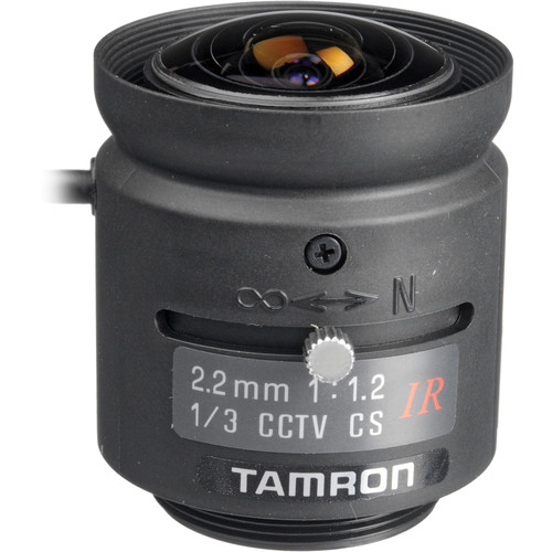 Tamron 13FG22IRSQ CS-Mount 2.2mm Fixed Focal Lens 13FG22IR-SQ
