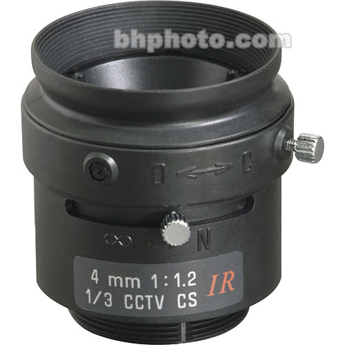 Tamron 13FM04IR CS-Mount 4mm Fixed Focal Lens 13FM04IR B&H Photo
