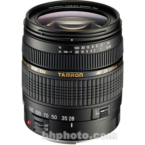 Tamron AF 28-200mm Super Zoom f/3.8-5.6 XR Di Lens for Canon