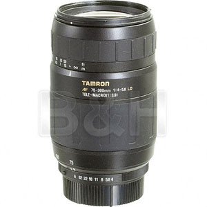 Tamron Zoom Telephoto AF 75-300mm f/4.0-5.6 LD Macro AF Lens