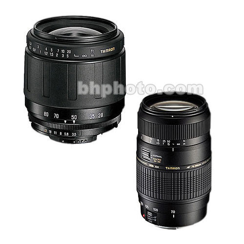 Tamron 28-80mm and 70-300mm Di LD  Lens Kit