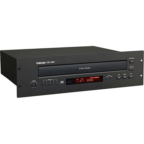 TASCAM CD-355 - Rack Mountable 5-Disc CD Changer