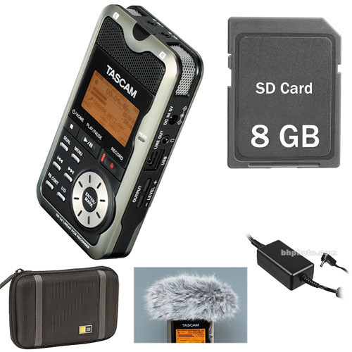 TASCAM DR-2D Value Pack - Portable Recording Bundle