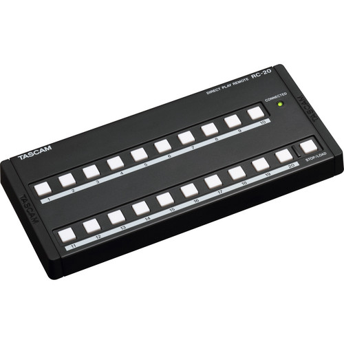 TASCAM RC-20 Direct Play Remote for CD-500/CD-500B
