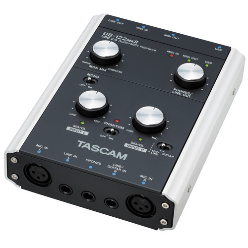 TASCAM US-122MKII - USB 2.0 Computer Audio Interface