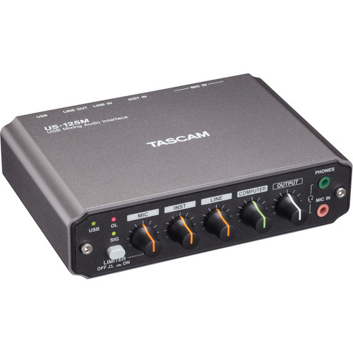 TASCAM US-125M - USB Mixing Audio Interface