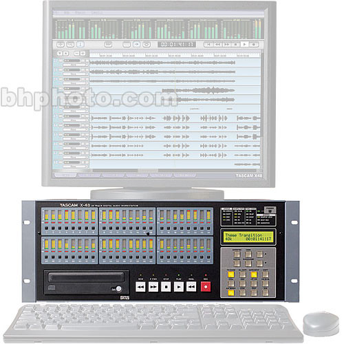 TASCAM X-48 フルI/O仕様（ADAT48ch）ワークステーション TASCAM X-48 - 48-Track Digital Workstation X-48 B&H Photo Video