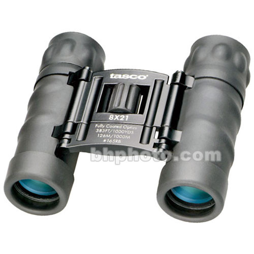 Tasco 8x21 Essentials Compact Binoculars (Black) 165RB B&H Photo