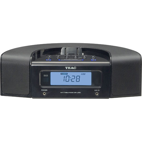 Teac SR-L230IB AM/FM iPod Clock Radio (Black)