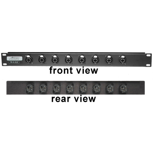 TecNec PB8-XLQ 8-Channel 1/4" & XLR Patch Bay