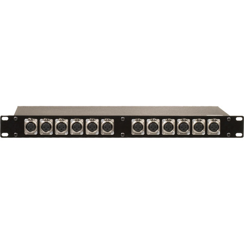 TecNec PBXLR-1 (12) Female XLR to (12) Male XLR Patch Bay