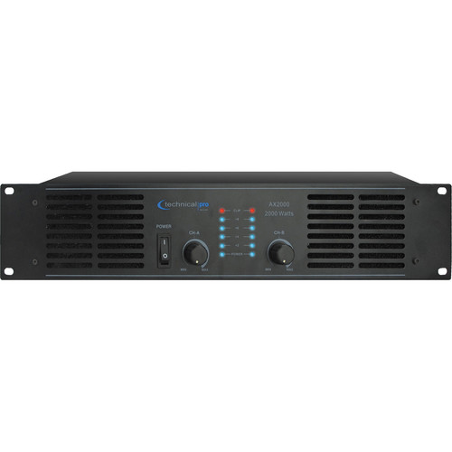 Technical Pro AX2000 2-Channel Power Amplifier