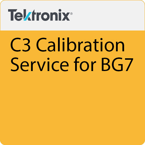 Telestream C3 Calibration Service for BG7