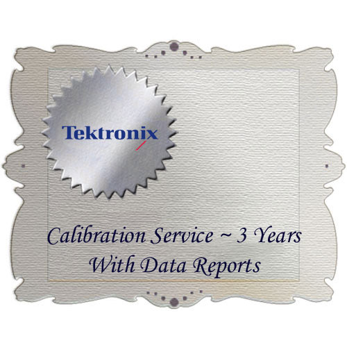 Telestream D3 Calibration Data Report for WFM4000