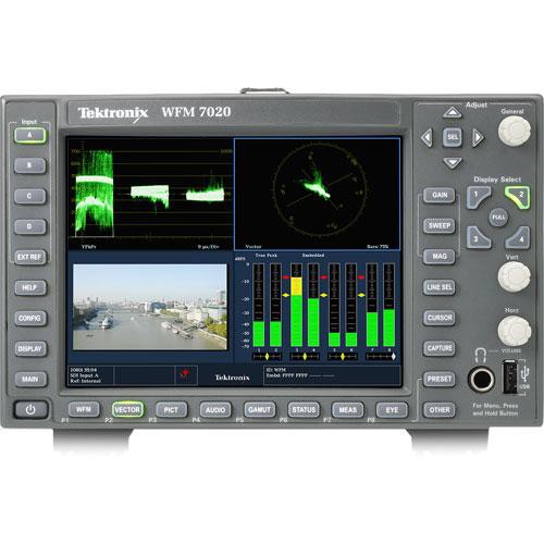 テクトロニクス WFM 7020 HD/SD波形モニター【簡易動作確認済み】 Tektronix WFM7020 Multi-Standard Multi-Format Waveform WFM7020