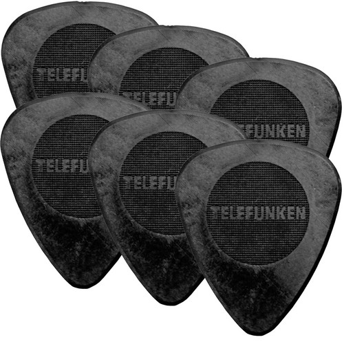 Telefunken Circle Grip .75mm Delrin Guitar Picks (6-Pack)
