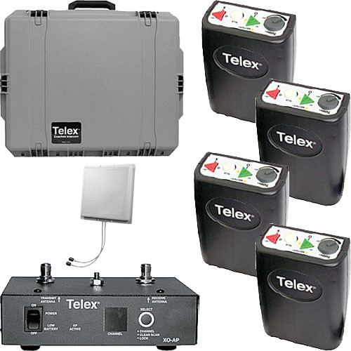 Telex Legacy 4 - 4-User Full-Duplex Wireless Intercom System