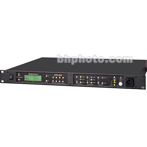 Telex BTR-800 2-Channel UHF Base Station (A5F RTS, A2: 518-536MHz Transmit/632-650MHz Receive)