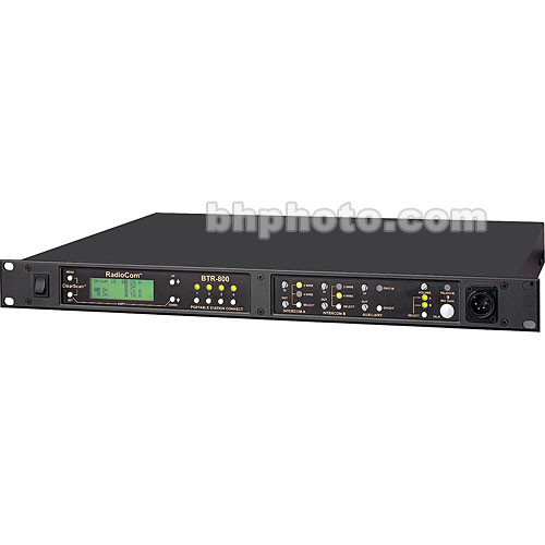 Telex BTR-800 2-Channel UHF Base Station (A4M Telex, B4: 536-554MHz Transmit/668-686MHz Receive)