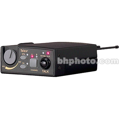 Telex TR-800 2-Channel Beltpack Transceiver with A4M Connector (E88: 470 to 488 MHz Transmit / 590 to 608 MHz Receive)