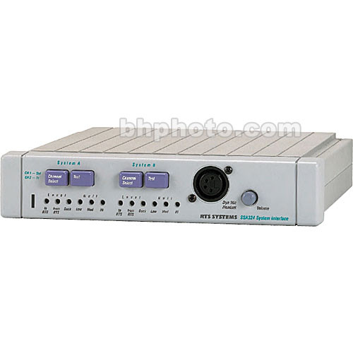 RTS SSA324 Intercom System Interface with Call Signal