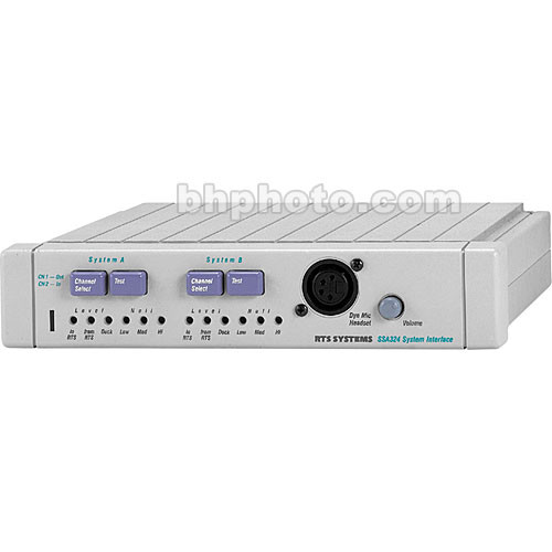 RTS SSA-324 - Two-to-Four-Wire Converter System Interface