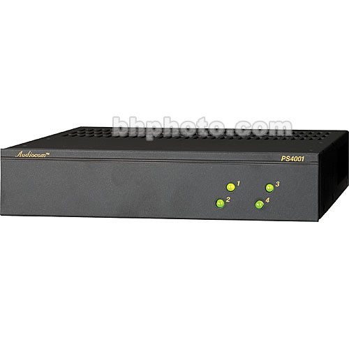 RTS PS-4001 - 4-Channel Power Supply for Wired Intercoms