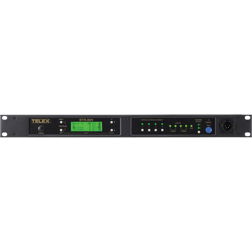 Telex BTR-80N 2-Channel UHF Base Station (A4M Telex, B3: 536-554MHz Transmit/650-668MHz Receive)