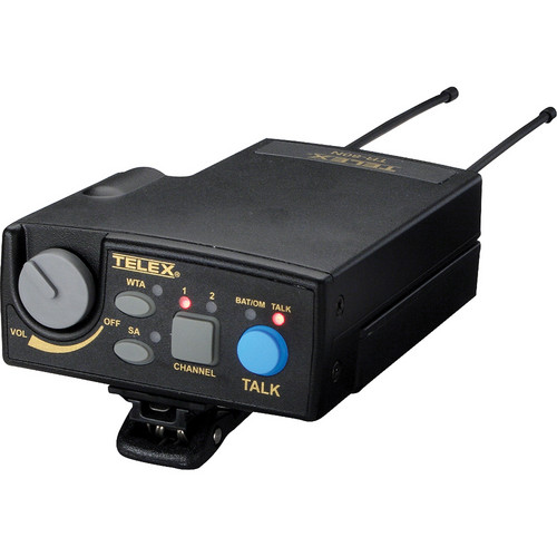 Telex TR-80N 2-Channel UHF Transceiver (A4F RTS, D4: 572-590MHz Receive/668-686MHz Transmit)