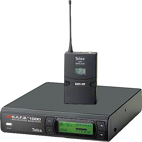 Telex SAFE 1000 - Encrypted UHF Bodypack Microphone System