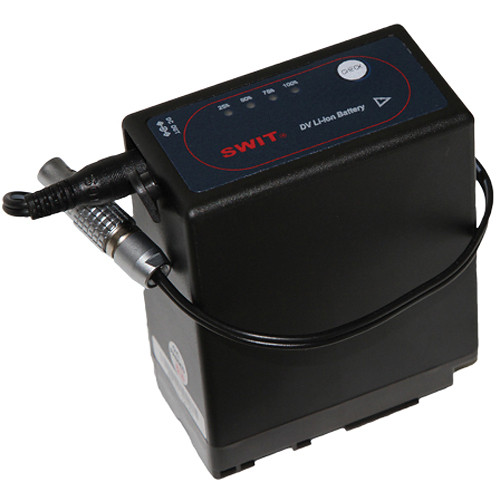 Teradek Cubit-647 SWIT Replacement Battery Lemo to Barrel For Sony NP-F970/770