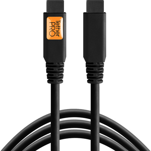 Tether Tools TetherPro FireWire 800 9-Pin to FireWire 800 9-Pin Cable (Black, 15')