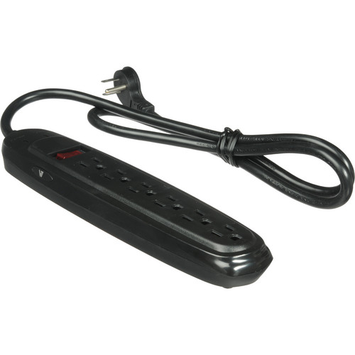 Tether Tools SP001BLK Clear Power Surge Protector/Power Strip