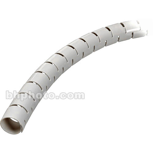 The Cable Organizer 3/4" Cable Cover and Protector, White - 65'