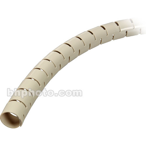 The Cable Organizer 1" Cable Cover and Protector, Gray - 8'