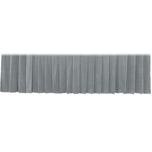 The Screen Works Drapery Panel for the 16'x13' Classic Screen - 15 oz Encore IFR Polyvelour - Gray