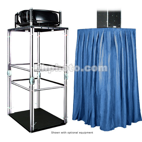 The Screen Works E-Z Fold Equipment Tower Kit (Velaire/Blue)