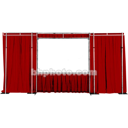 The Screen Works Trim Kit for the E-Z Fold Truss 11'6"x15' Projection Screen (Burgundy)