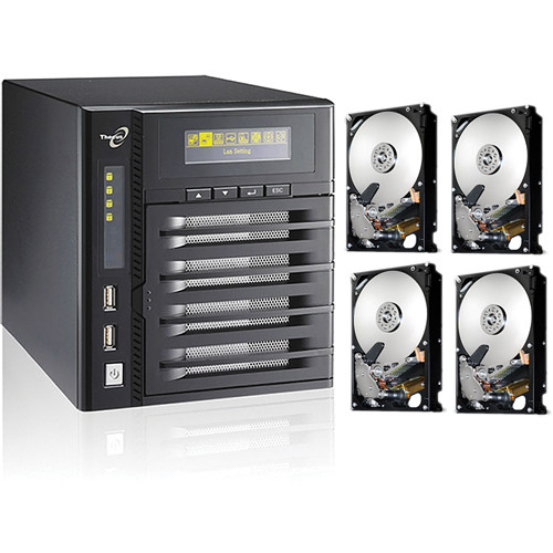 Thecus 12TB (4x 3TB) N4200PRO NAS Storage Server Kit