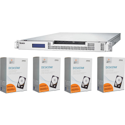 Thecus 1U4600 Rackmount Storage Server with 12TB Storage